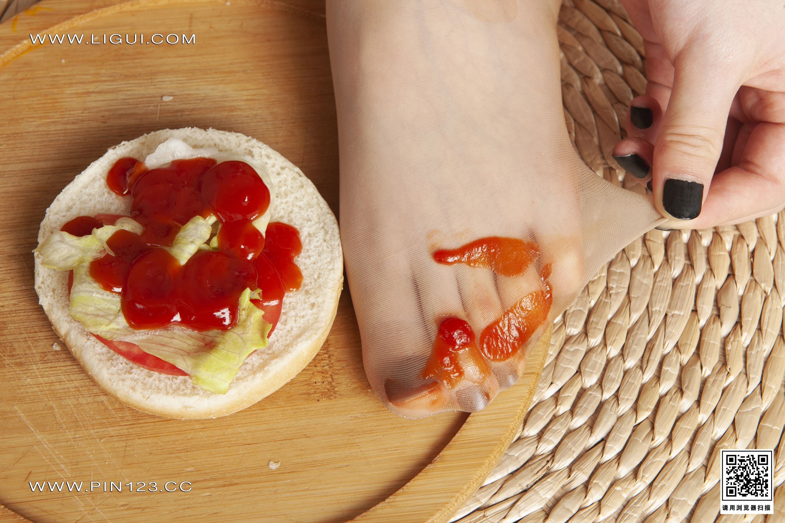 Ligui丽柜 2023.04.24 《肉丝汉堡》 橙子